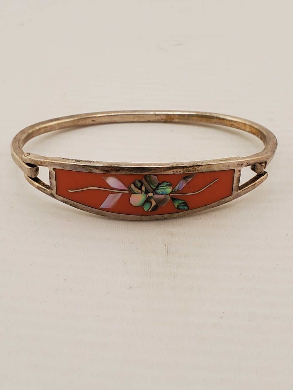 Mexico Silver Abalone MOP Bracelet